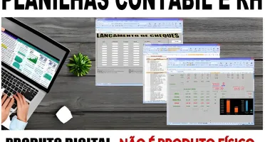 200 Planilhas Excel Contábil e RH