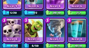 Conta Clash Royale| ARENA 12 | NVL 10 | 370 GEMAS