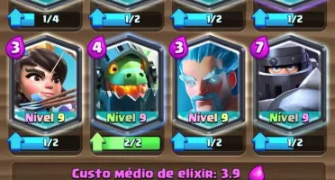 Conta Clash Royale| ARENA 12 | NVL 10 | 370 GEMAS