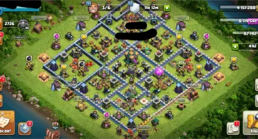 Conta clash of clans cv14 bem upado