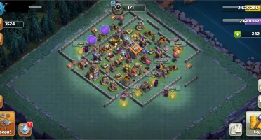 Conta clash of clans cv14 bem upado