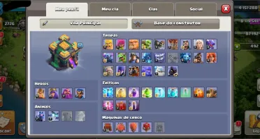 Conta clash of clans cv14 bem upado