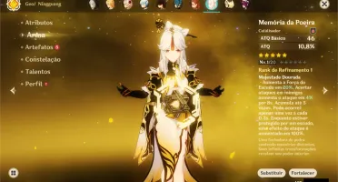 Genshin Impact conta Ar51 - Childe+Ganyu+Venti+Polar Star