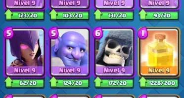 LVL 13 Com todas as cartas e 650 gemas