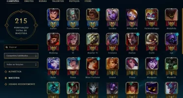 Conta ouro 5 com skins