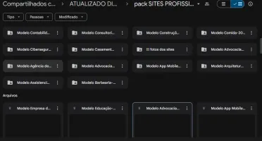 Paginas Profissionais e Sites editáveis