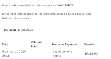 CONTA VALORANT COM VARIAS SKINS