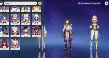 Genshin Impact - Xiao Venti Diluc Jean MonaC1 KeqingC1 e +++