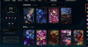 Conta lol com todos os champs unranked