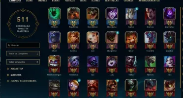 Conta lol com todos os champs unranked