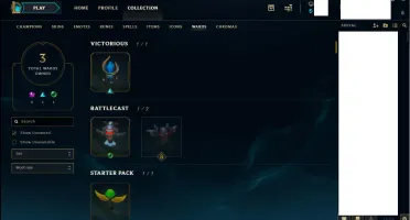 Venda conta de League of Legends lv 31 (Unranked) (75 skins)
