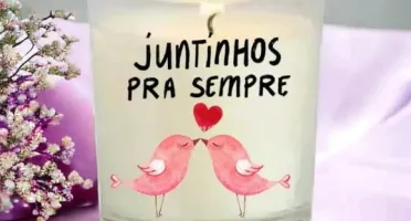 Vela Perfumada Personalizada Dia dos Namorados