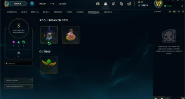 Conta LOL - Diamante II(E-MAIL NÃO VERIFICADO)