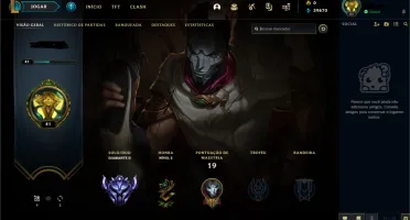 Conta LOL - Diamante II(E-MAIL NÃO VERIFICADO)