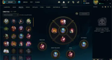 Conta LOL - Diamante II(E-MAIL NÃO VERIFICADO)