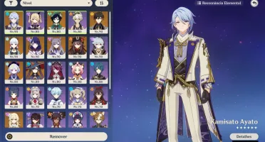 AR 57 - AYATO, HUTAO, AYAKA + 3 ARCONTES + AMOS E ETC...