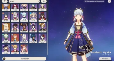 AR 57 - AYATO, HUTAO, AYAKA + 3 ARCONTES + AMOS E ETC...