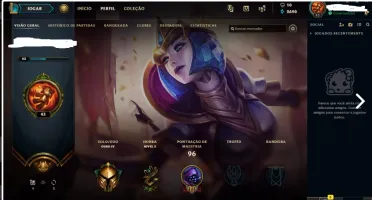 CONTA OURO 4 - LOL - SMURF - MEGA OFERTA