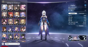 Honkai Star Rail - Conta endgame Nv.70
