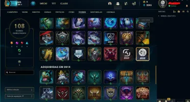 Conta de LOL desde de 2014 com +41 Skins habilitadas