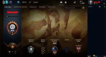 Conta de LOL desde de 2014 com +41 Skins habilitadas