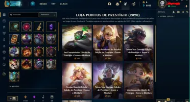Conta de LOL desde de 2014 com +41 Skins habilitadas