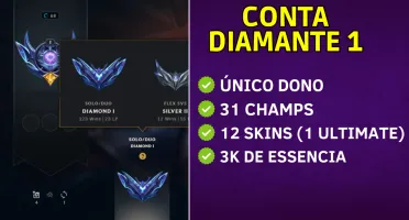 Conta Diamante 1 (League of Legends)