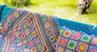 Capa de Almofada Dupla Face Deluxe em Crochê