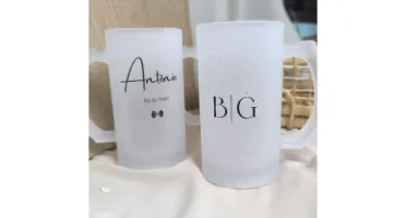 Kit Caneca de Chopp e Caixa Personalizadas