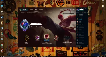 Conta League of Legends (Borda Diamante) Md10 a ser feita