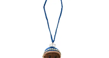 Mini Nossa Senhora Aparecida para Retrovisor em Amigurumi