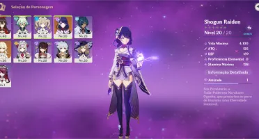 ✨ GENSHIN IMPACT, CONTA C/ SHOGUN RAIDEN & KOKOMI 5⭐ AR-20 ✨