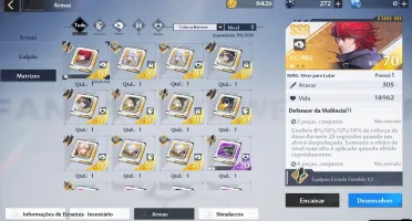 Conta ToF lvl 70 - FC 50k+ Samir c5, Huma c5, Nemesis