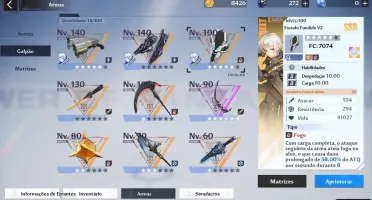 Conta ToF lvl 70 - FC 50k+ Samir c5, Huma c5, Nemesis
