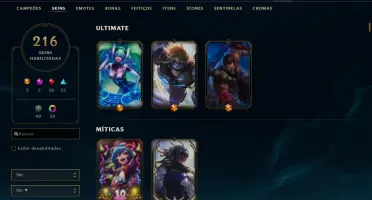 CONTA LEAGUE OF LEGENDS
