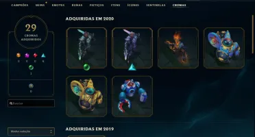 CONTA LEAGUE OF LEGENDS
