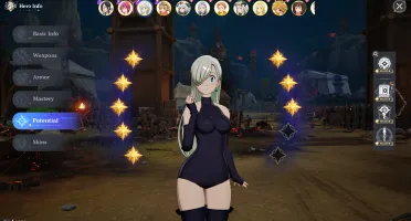 Conta The Seven Deadly Sins: Origin Merlin P10 + skins