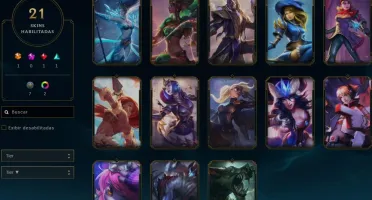conta lvl 45 /s11 plat1 mmr diamante/ 44 champs/ 21 skins