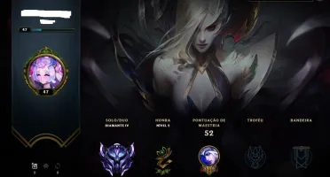 CONTA DIAMANTA 4 LOL