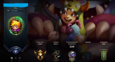 Conta Lol Borda diamond 161 skins full champs