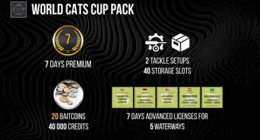 DLC World Cats Cup Pack fishing planet