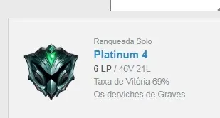 SMURF PLAT 4, BARATINHO WINRATE ALTO