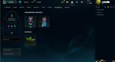 Conta League Of Legends Prata Lvl 33