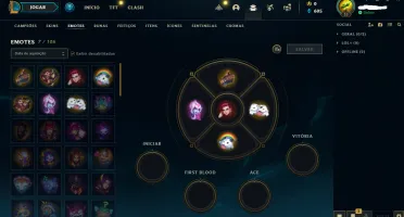 Conta League Of Legends Prata Lvl 33