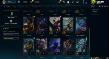 Conta League Of Legends Prata Lvl 33