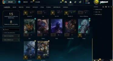 Conta League Of Legends Prata Lvl 33