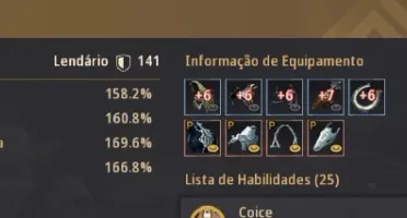 Conta Black Desert Ranger
