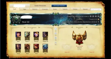 Conta League of Legends Gold 5