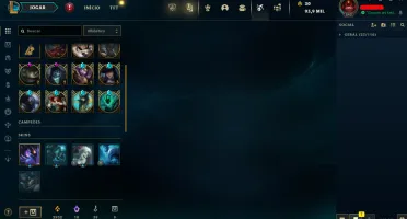 Conta LOL LVL 242 | 87 Campeões| 66 Skins |UNRANKED| 2016