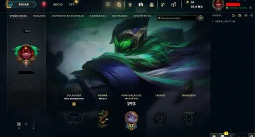 Conta LOL LVL 242 | 87 Campeões| 66 Skins |UNRANKED| 2016